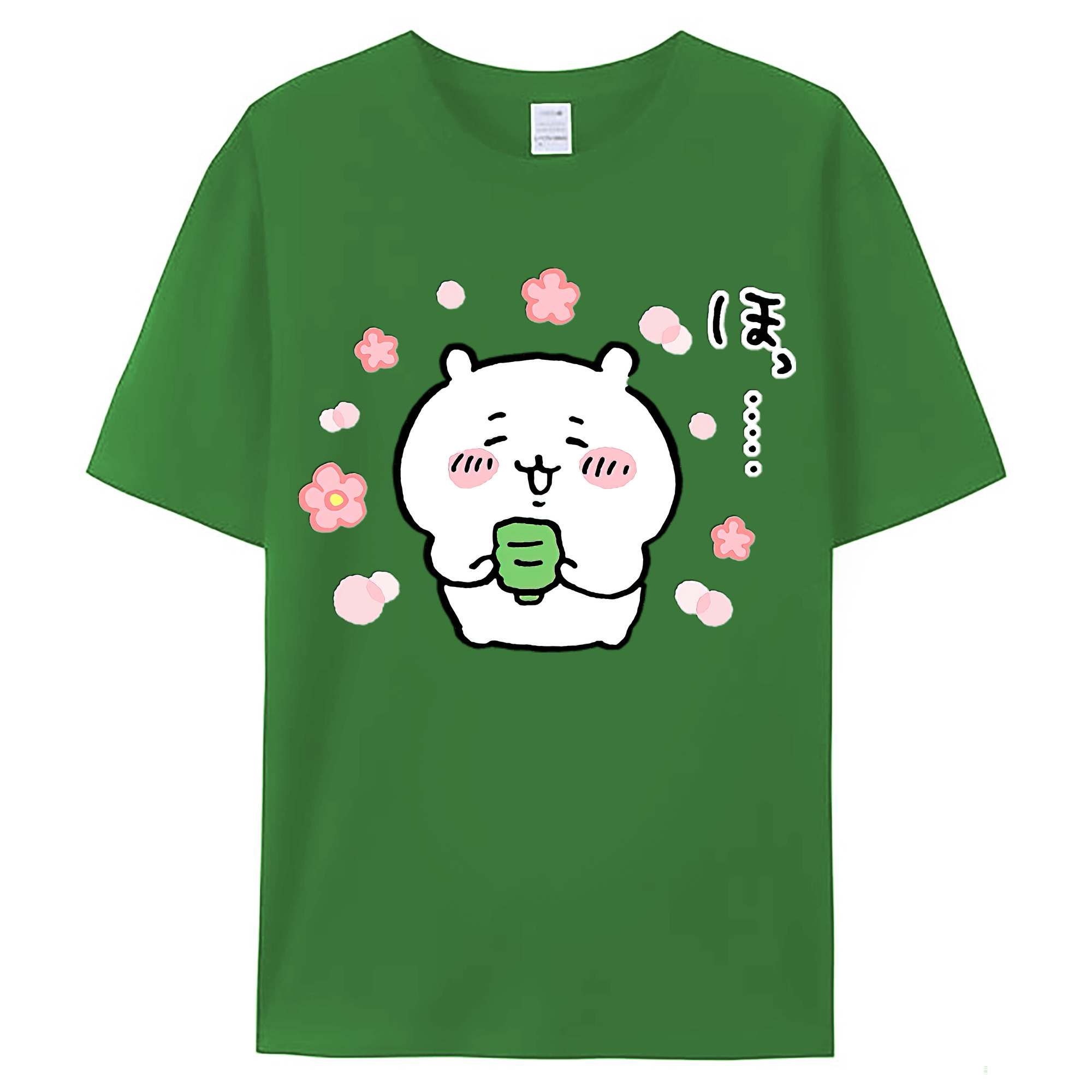 （画像用） ちいかわ ちいかわ Chii-kawa chiikawa レディースカジュアルプリントTシャツ（綿100％）
